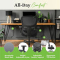 The HON Sadie Big and Tall Task Chair, Black, BSXVST141