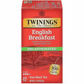 R. Twining & Twinings of London Decaf English Breakfast Black Tea Bag, 25 / Box, TWG09182
