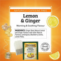 R. Twining & Twinings of London Lemon & Ginger Herbal Tea Bag, 25 / Box, TWG09180