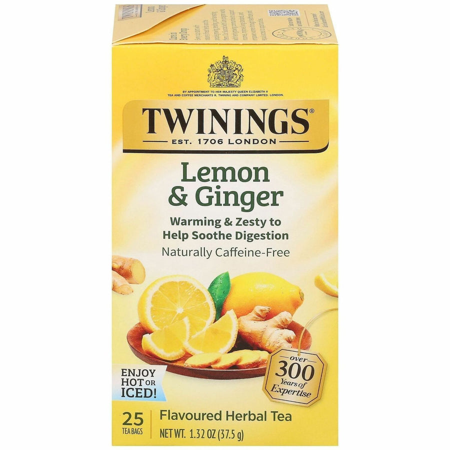Twinings of London Lemon & Ginger, 25 / Box, TWG09180