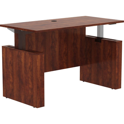 Lorell Essentials Series Sit-to-Stand Desk Shell, Red, LLR69570