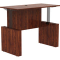 Lorell Essentials Series Sit-to-Stand Desk Shell, Red, LLR69570