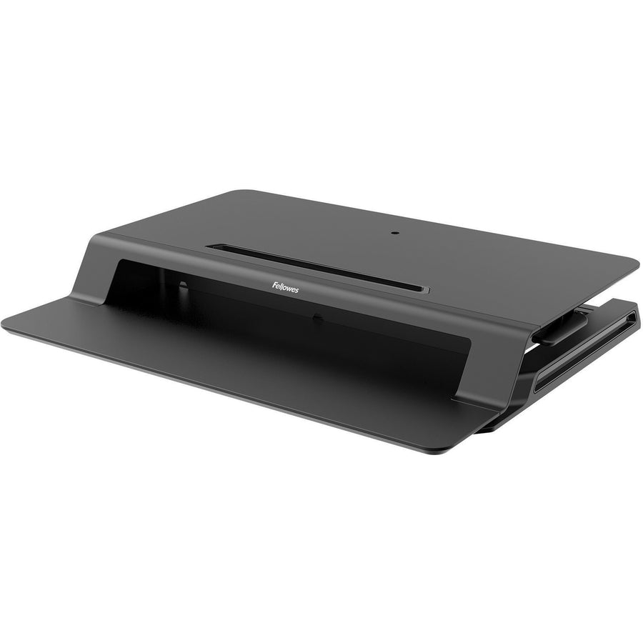 Fellowes Lotus LT Sit-Stand Workstation, 31.50" x 4.38", Black, Compact, FEL8215001