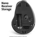 Kensington Computer Pro Fit Ergo Vertical Wireless Mouse, Black, KMWK75501WW