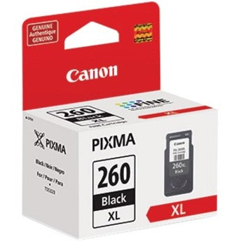 Canon PG-260 XL Original Extra Large Yield Inkjet Ink Cartridge - Black - 1 Pack, CNM3706C001