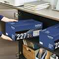 Brother TN227 Original High Yield Laser Toner Cartridge - Twin-pack - Black - 1 Box, BRTTN2272PK