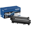 Brother TN760 Original High Yield Laser Toner Cartridge - Twin-pack - Black - 1 Box, BRTTN7602PK