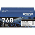 Brother TN760 Original High Yield Laser Toner Cartridge - Twin-pack - Black - 1 Box, BRTTN7602PK