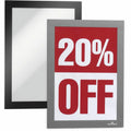 Durable Office DURAFRAME Magnetic Frame, Black, 2 / Pack, DBL472101