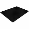 Floortex Cleartex Advantagemat Black Hard Floor PVC Rectangular Chair Mat, FLRFC124860HEBV