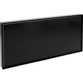 Lorell Snap Plate Architectural Sign, Black, LLR02650