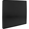 Lorell Snap Plate Architectural Sign, Black, LLR02652