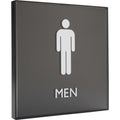Lorell Men's Restroom Sign, Black, LLR02658
