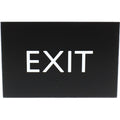 Lorell Exit Sign, Black, LLR02671