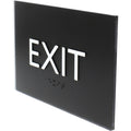 Lorell Exit Sign, Black, LLR02671