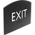 Lorell Exit Sign, Black, LLR02680