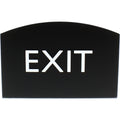 Lorell Exit Sign, Black, LLR02680