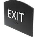 Lorell Exit Sign, Black, LLR02680