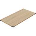 Safco Mirella Free Standing Desk Top with Modesty Panel, Beige, SAFMRDT7236SDD