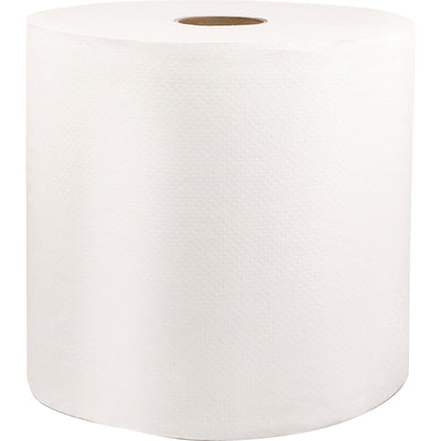 Solaris Paper Livi VPG Select 46528 Hard Wound Roll Towel, White, 6 / Carton, SOL46528