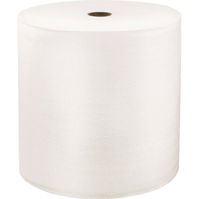 Solaris Paper LoCor Hardwound Roll Towels, Bright White, 6 / Carton, SOL46901