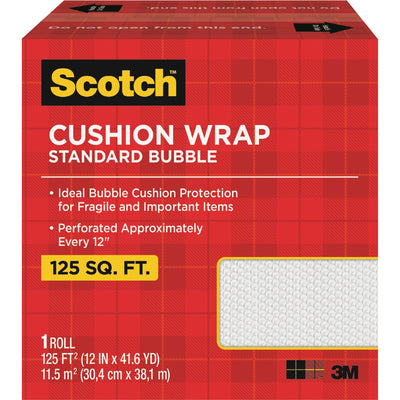 3M Scotch Cushion Wrap, Clear, 1 Carton, MMM7962