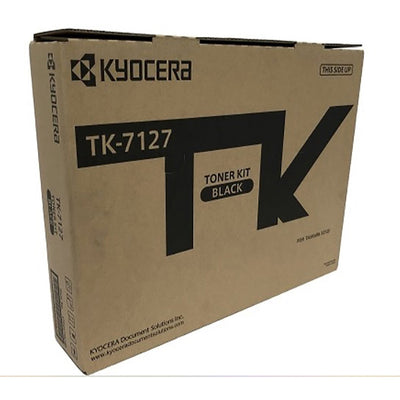 Kyocera TK7127 Original Laser Toner Cartridge - Black -, KYOTK7127
