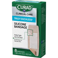 Medline Curad Truly Ouchless Silicone Bandage, Beige, 8 / Box, MIICUR5003V1