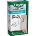 Medline Curad Truly Ouchless Silicone Bandage, Beige, 8 / Box, MIICUR5003V1