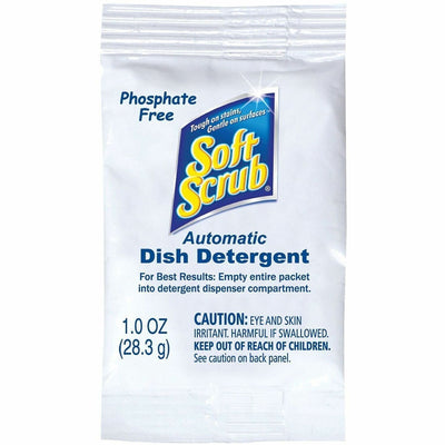 Henkel Soft Scrub Dishwasher Detergent Packs, White, 200 / Carton, DIA10006
