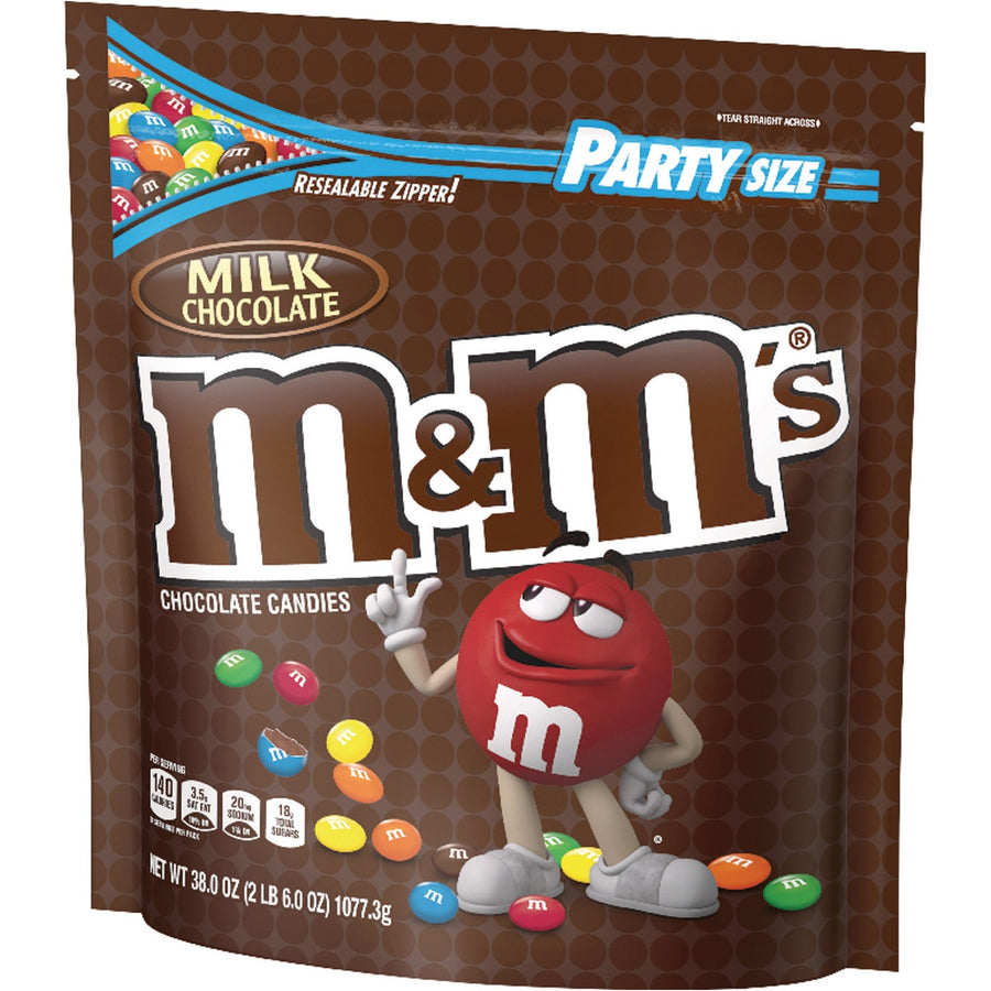 M&M's Milk Chocolate Candies, 1 Bag, MRSSN55114