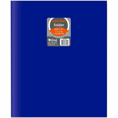 C-Line Letter Pocket Folder, Blue, 8 1/2" Width x 11" Length, 24 / Box, CLI33945
