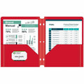 C-Line Two-Pocket Heavyweight Poly Portfolio Folder, White, 8 1/2" Width x 11" Length, 10 / Pack, CLI32930