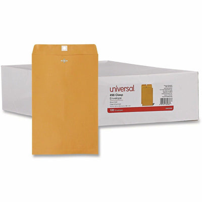 Universal Envelope, Brown Kraft, 100 / Box, UNV35268