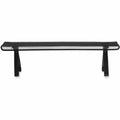 Universal Mesh Off-Desk Shelf, 26.13 x 7 x 7, Black, UNV20009