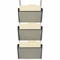 Universal Hanging Organizer, Black, 3 Set, UNV20011