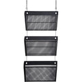 Universal Hanging Organizer, Black, 3 Set, UNV20011