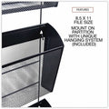 Universal Hanging Organizer, Black, 3 Set, UNV20011