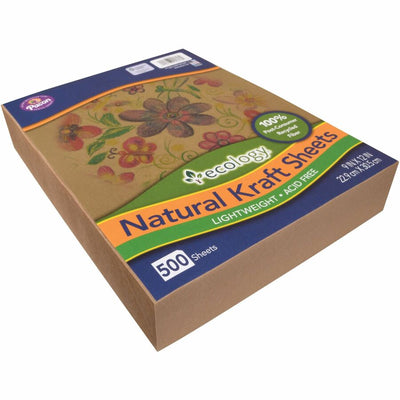 Dixon Ticonderoga Ecology Natural Kraft Sheets, 500 / Ream, PAC5713