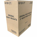 AJM Packaging 9" Original Heavyweight Plates, White, 8 / Carton, AJMOH9AJBXWHCT