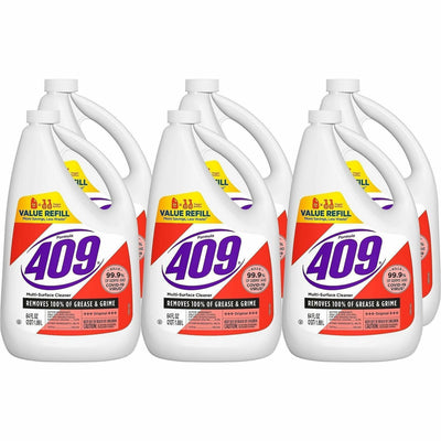 The Clorox Formula 409 Multi-Surface Cleaner Refill Bottle, White, 6 / Carton, CLO00636CT