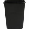 Genuine Joe 41-Quart Wastebasket, Black, 10.25 gal, GJO00061