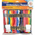 Dixon Ticonderoga Creativity Street Embroidery Thread Pack, Assorted, 100 / Pack, PAC6477