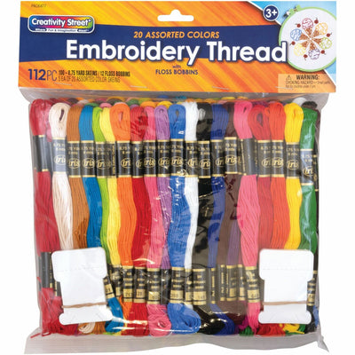 Dixon Ticonderoga Creativity Street Embroidery Thread Pack, Assorted, 100 / Pack, PAC6477