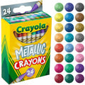 Crayola Metallic Crayons, 1 Pack, CYO528815