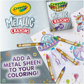 Crayola Metallic Crayons, 1 Pack, CYO528815