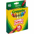 Crayola Jumbo Crayons, Assorted, 1 Pack, CYO520390