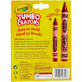 Crayola Jumbo Crayons, Assorted, 1 Pack, CYO520390