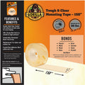 Gorilla Glue Tough & Clear Mounting Tape, GOR6036002