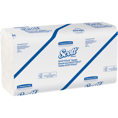 Kimberly-Clark Scott Essential Scottfold Multifold Paper Towels, White, 1 Carton, KCC45957